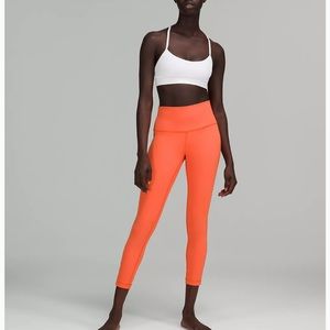 Never worn lulu lemon wunder train high rise 25”